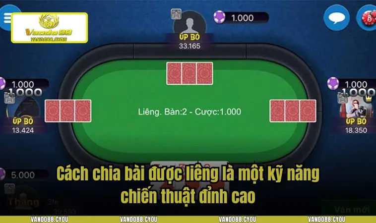 cach chia bai duoc lieng 1 Cách chia bài được liêng là một kỹ năng chiến thuật đỉnh cao